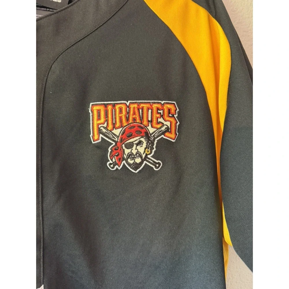 Pittsburgh Pirates Jersey Adidas‎ Boys Size XL (18-20) Black Genuine Merchandise